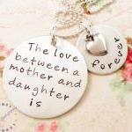 Hand Stamped Necklace, Mother &..