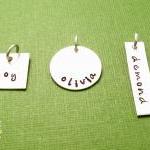 Personalized Name Charm: Add On To Any Necklace In..