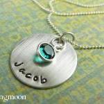 Hand Stamped Jewelry - Hand Stamped Necklace -..
