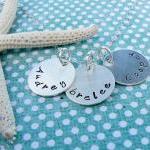 Personalized Hand Stamped Necklace - Engraved..
