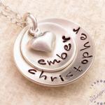 Personalized Necklace . Hand Stamped Jewelry ...