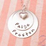 Gift For Moms: Personalized Sterling Silver..