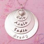 Gift For Moms: Personalized Sterling Silver..