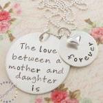 Mother Daughter Necklace: Friends Forever Hand..