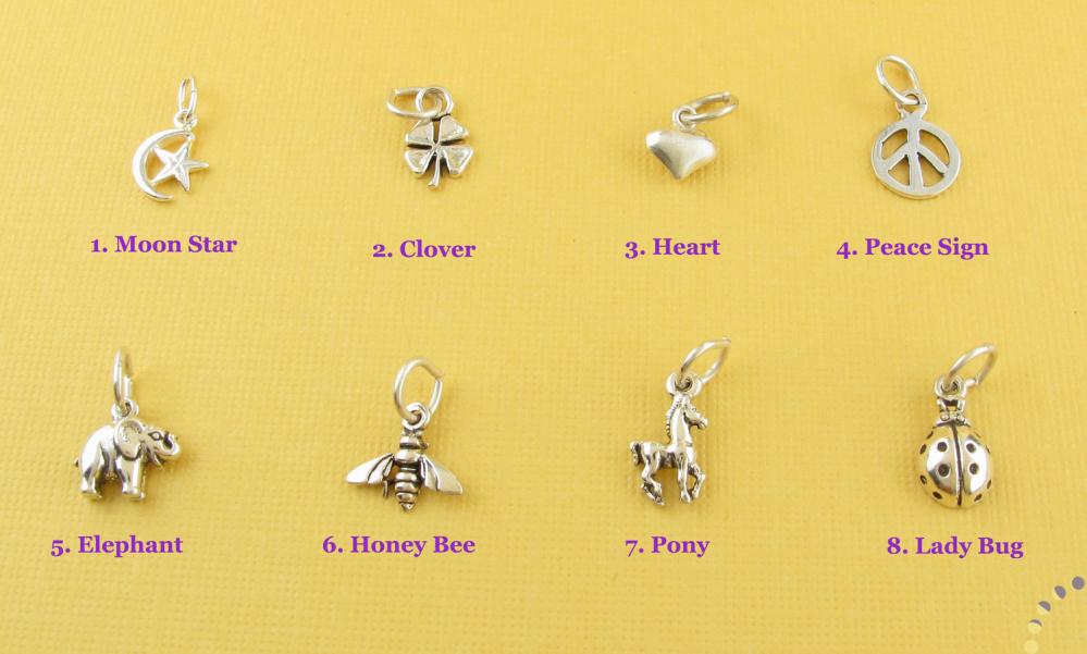 Sterling Silver Charm: Add On To Any Necklace Or Bracelet